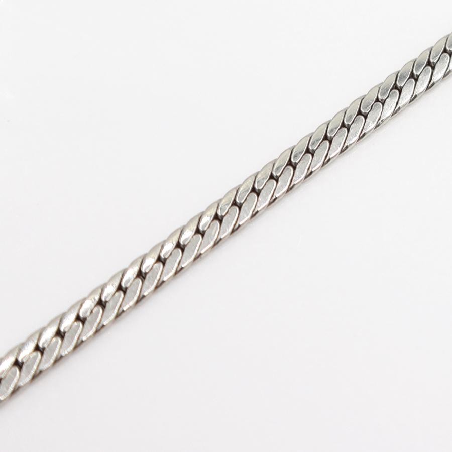 Pt850デザインブレスレット　ヘンリボーン　長さ18.0cm　重量6.59ｇ（中古）