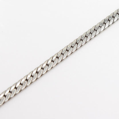 Pt850デザインブレスレット　ヘンリボーン　長さ18.0cm　重量6.59ｇ（中古）