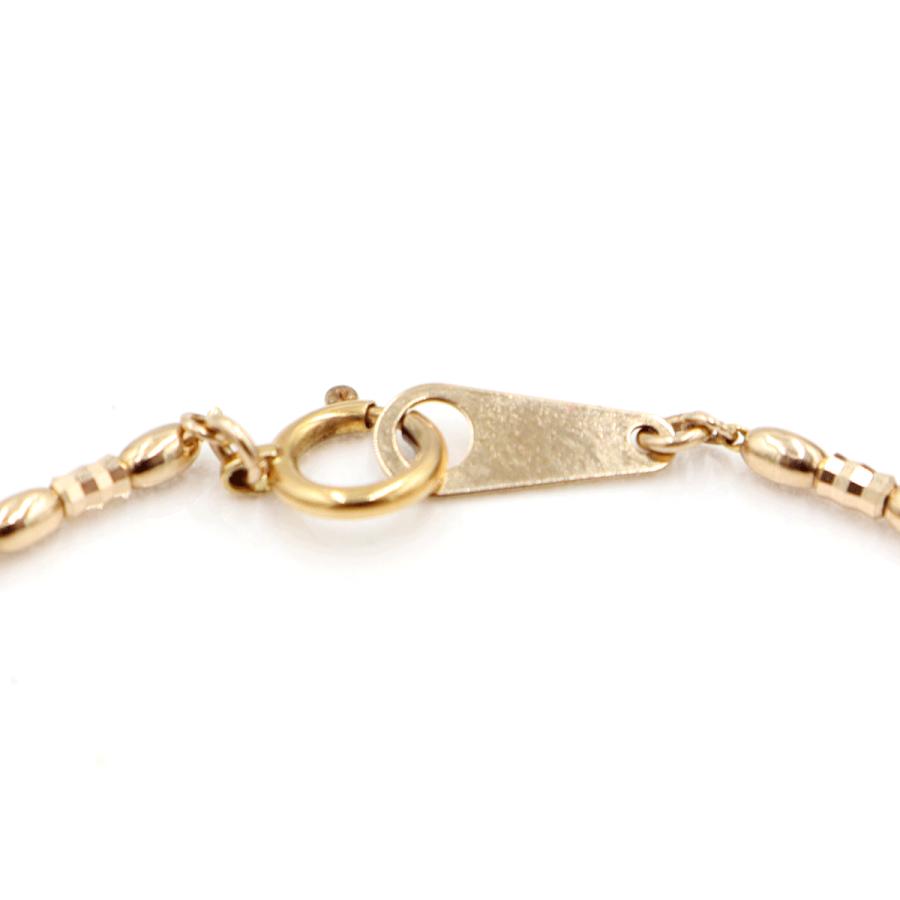 K18PGデザインブレスレット　長さ17.0cm　重量2.82ｇ（中古）