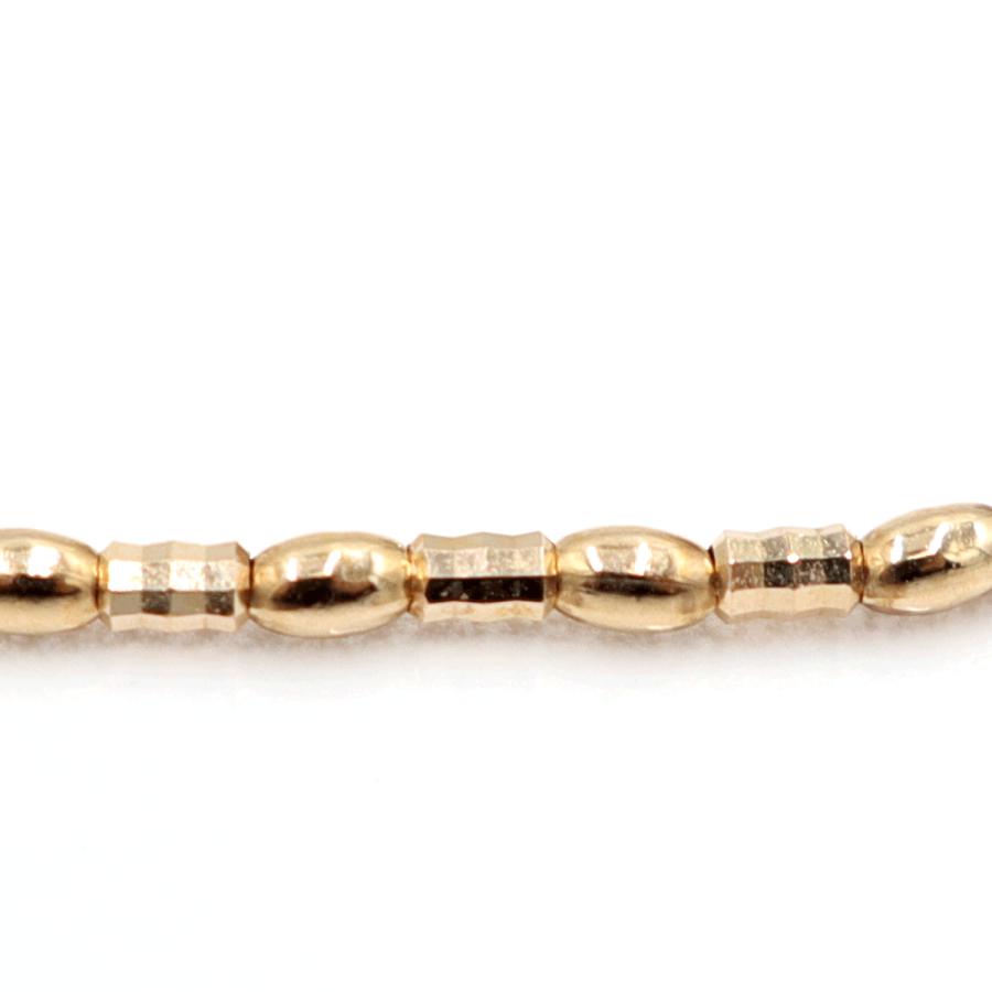 K18PGデザインブレスレット　長さ17.0cm　重量2.82ｇ（中古）