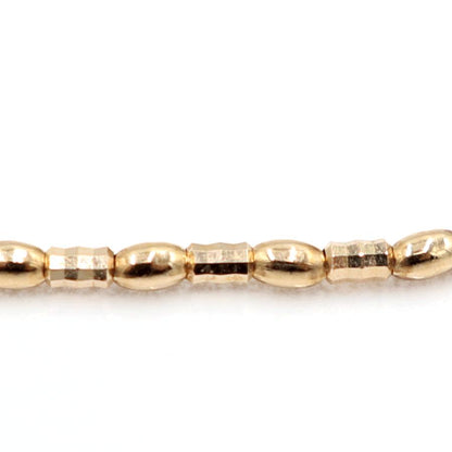 K18PGデザインブレスレット　長さ17.0cm　重量2.82ｇ（中古）