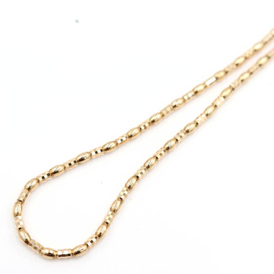 K18PGデザインブレスレット　長さ17.0cm　重量2.82ｇ（中古）