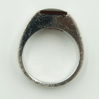 カルティエ（CARTIER） 750タンクリング 48　リングサイズ8号　重量11.16ｇ(石の重量含む)　レディース（中古）