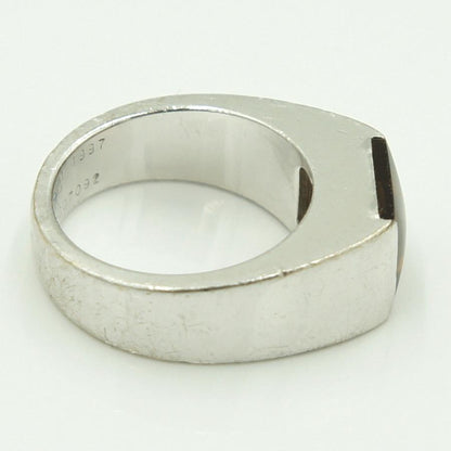 カルティエ（CARTIER） 750タンクリング 48　リングサイズ8号　重量11.16ｇ(石の重量含む)　レディース（中古）