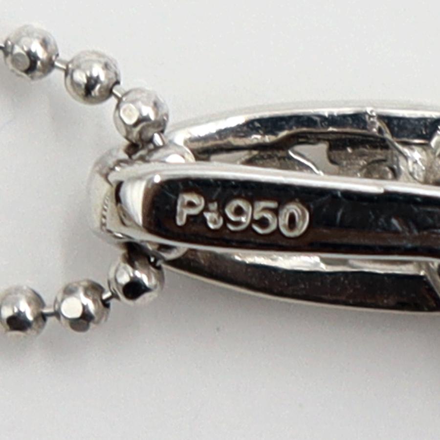 ラソマ(LASOMA) Pt950/Pt850トルマリンネックレス　T0.79ct　D0.03ct　重量5.44ｇ　レディース（中古）