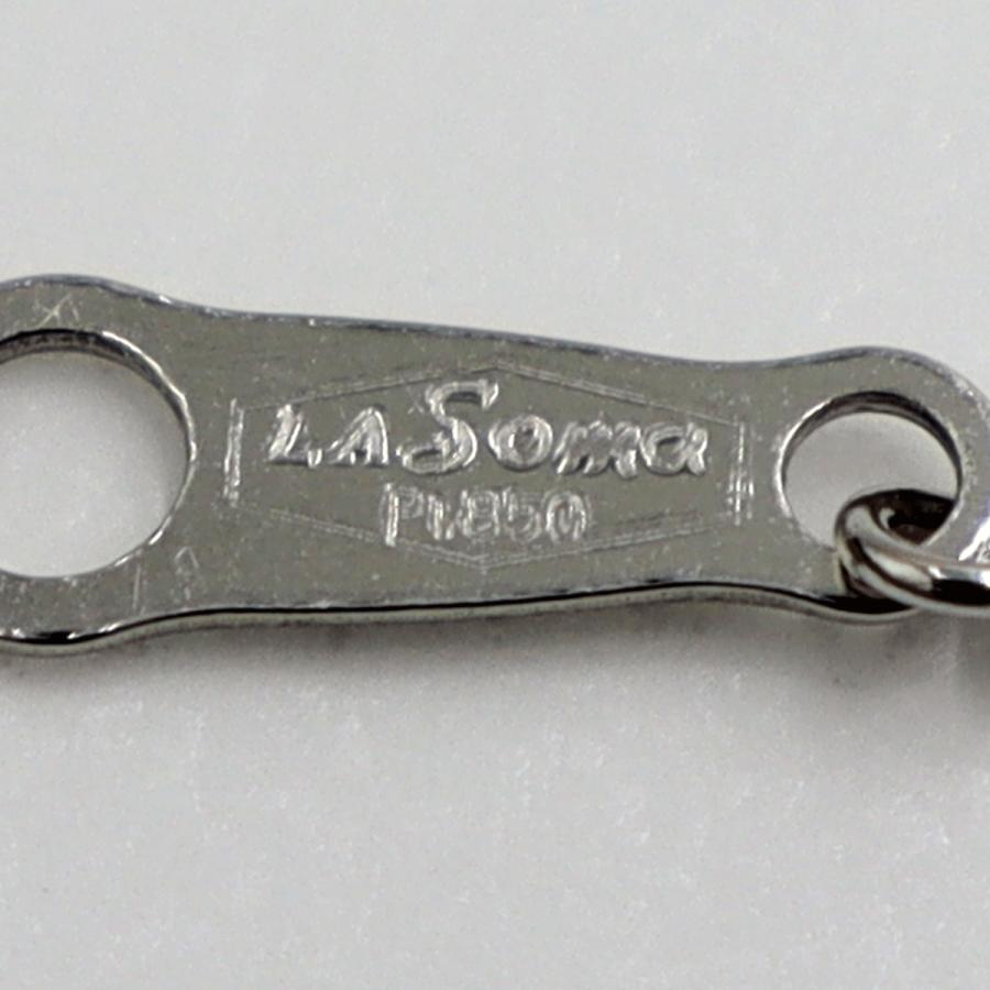 ラソマ(LASOMA) Pt950/Pt850トルマリンネックレス　T0.79ct　D0.03ct　重量5.44ｇ　レディース（中古）