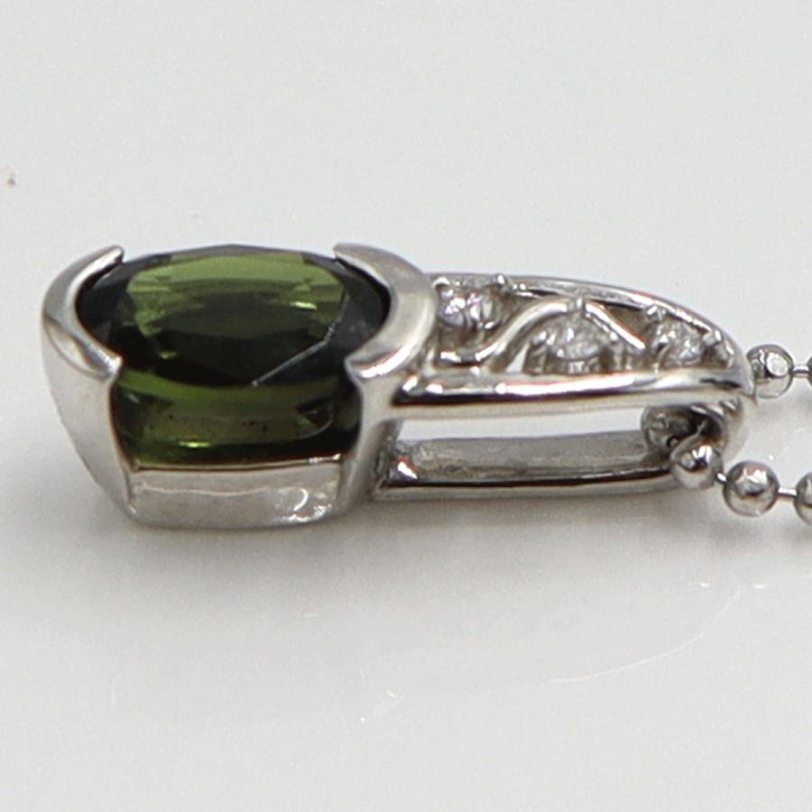 ラソマ(LASOMA) Pt950/Pt850トルマリンネックレス　T0.79ct　D0.03ct　重量5.44ｇ　レディース（中古）