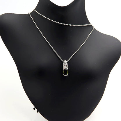 ラソマ(LASOMA) Pt950/Pt850トルマリンネックレス　T0.79ct　D0.03ct　重量5.44ｇ　レディース（中古）