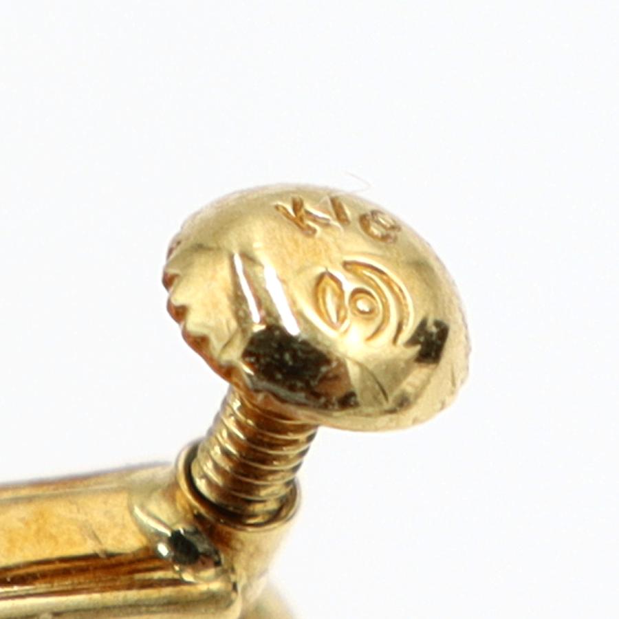 K18パールイヤリング　P10.8mm　重量10.32ｇ(両耳・真珠の重さ含む)　（中古）