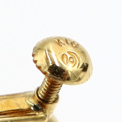 K18パールイヤリング　P10.8mm　重量10.32ｇ(両耳・真珠の重さ含む)　（中古）