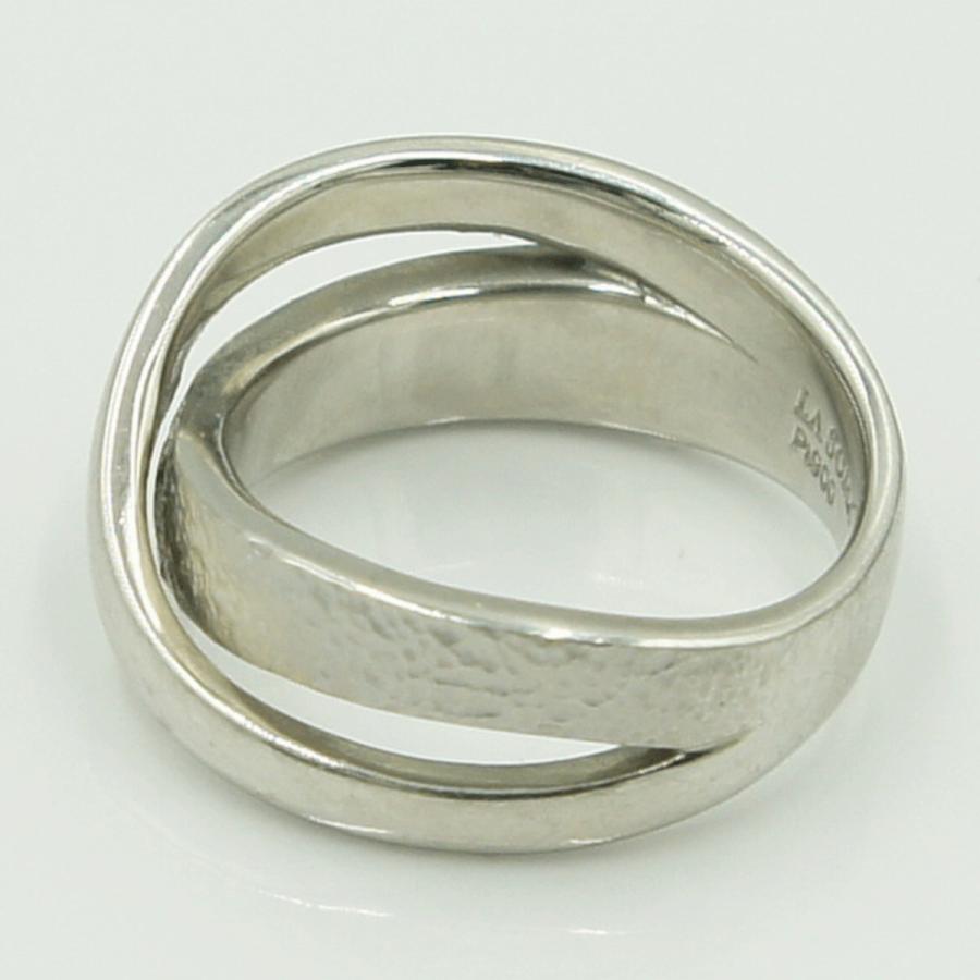 ラソマ(LASOMA) Pt900ファッションリング　リングサイズ11号　重量11.39ｇ　レディース（中古）
