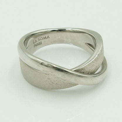 ラソマ(LASOMA) Pt900ファッションリング　リングサイズ11号　重量11.39ｇ　レディース（中古）