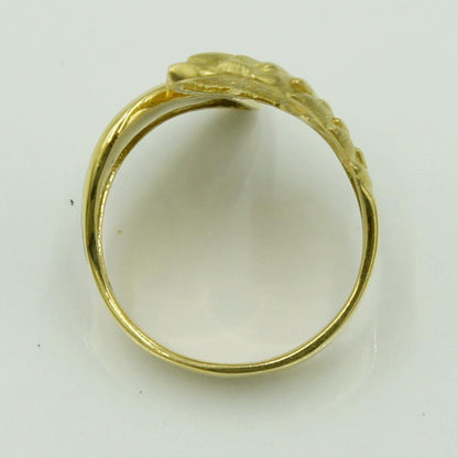 K18七宝デザインリング　リングサイズ17号　重量7.33ｇ(ガラスの重量含む)　レディース（中古）