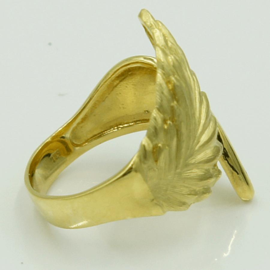 K18七宝デザインリング　リングサイズ17号　重量7.33ｇ(ガラスの重量含む)　レディース（中古）