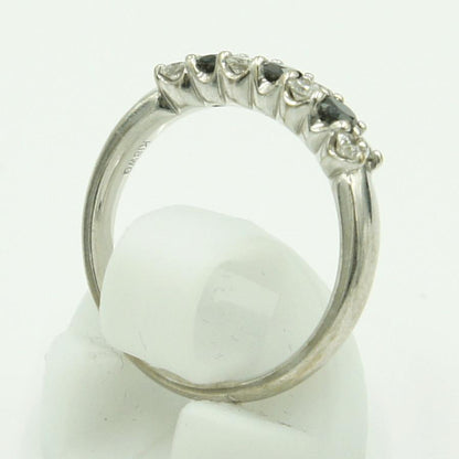 K18WGブラックダイヤモンドリング　D0.55ct　リングサイズ11号　重量4.17ｇ(石の重量含む)（中古）