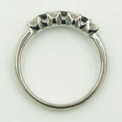 K18WGブラックダイヤモンドリング　D0.55ct　リングサイズ11号　重量4.17ｇ(石の重量含む)（中古）