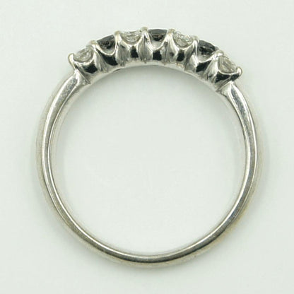 K18WGブラックダイヤモンドリング　D0.55ct　リングサイズ11号　重量4.17ｇ(石の重量含む)（中古）