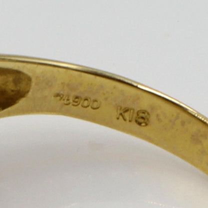 K18/Pt900トパーズダイヤモンドリング　リングサイズ13号　重量3.78ｇ(石の重量含む)　 レディース(中古)