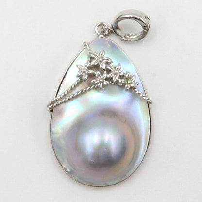 K14WGマペパールペンダントトップ　　重量8.76ｇ(石の重量含む)（中古）