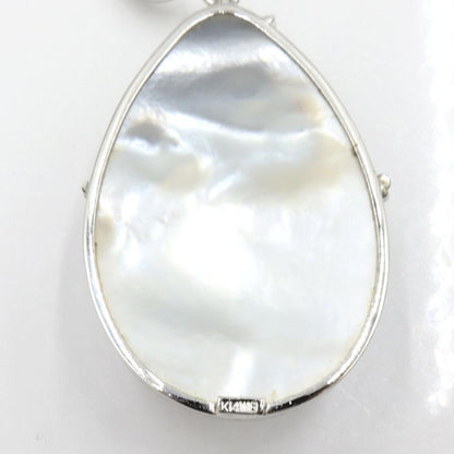 K14WGマペパールペンダントトップ　　重量8.76ｇ(石の重量含む)（中古）