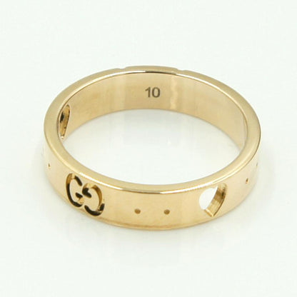 グッチ（GUCCI）750PGアイコンハートリング　リングサイズ9号　レディース（中古）
