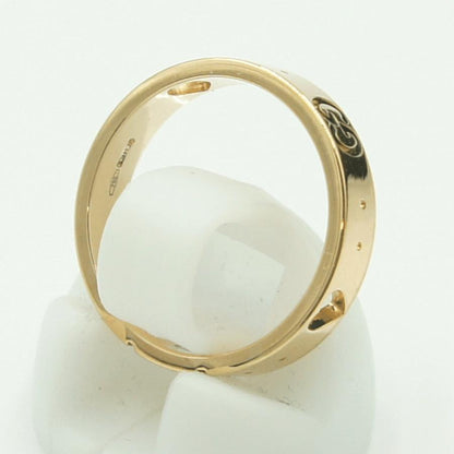 グッチ（GUCCI）750PGアイコンハートリング　リングサイズ9号　レディース（中古）