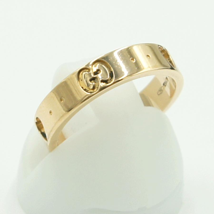 グッチ（GUCCI）750PGアイコンハートリング　リングサイズ9号　レディース（中古）