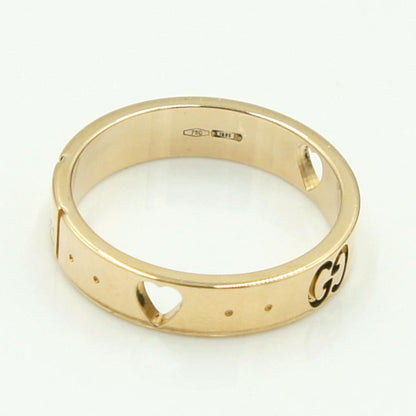 グッチ（GUCCI）750PGアイコンハートリング　リングサイズ9号　レディース（中古）