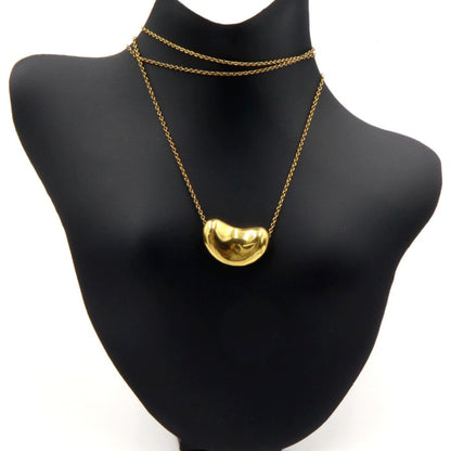 ティファニー(Tiffany & Co)750ビーンズネックレス　重量5.30ｇ　レディース（中古）