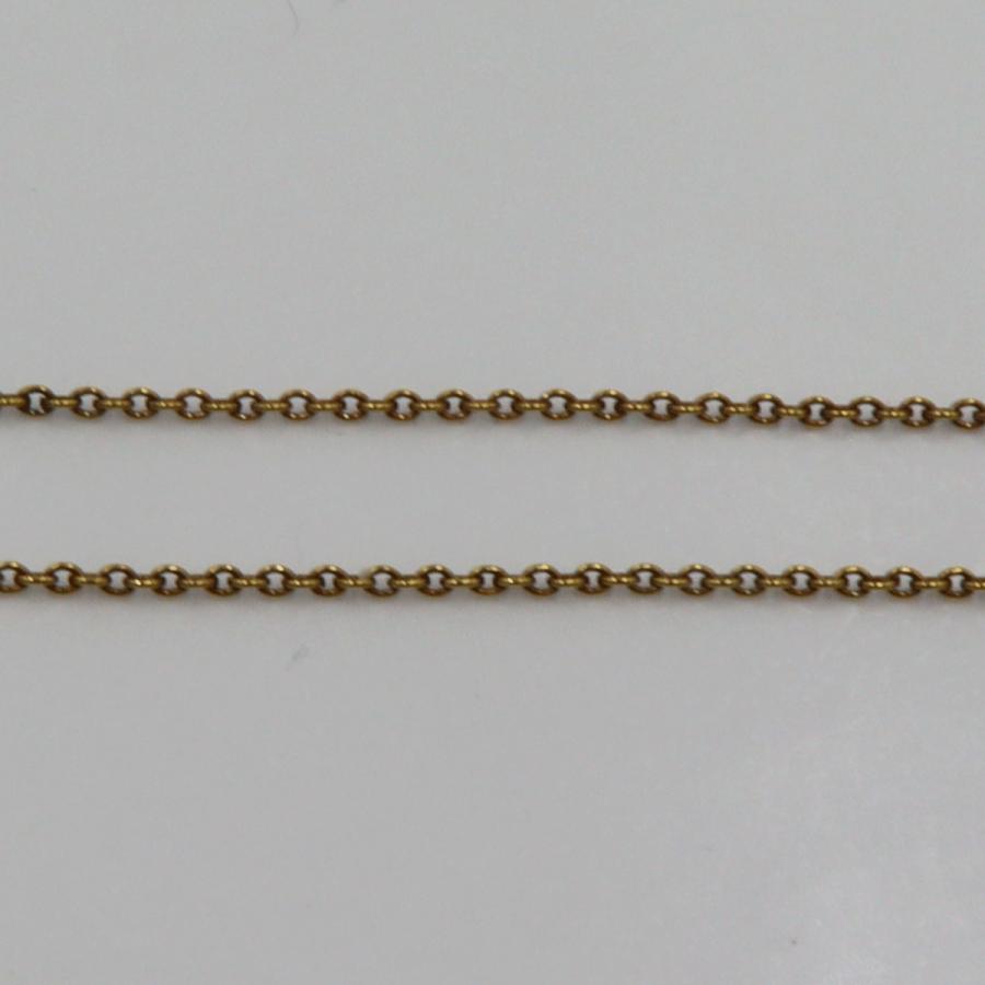 ティファニー(Tiffany & Co)750ビーンズネックレス　重量5.30ｇ　レディース（中古）