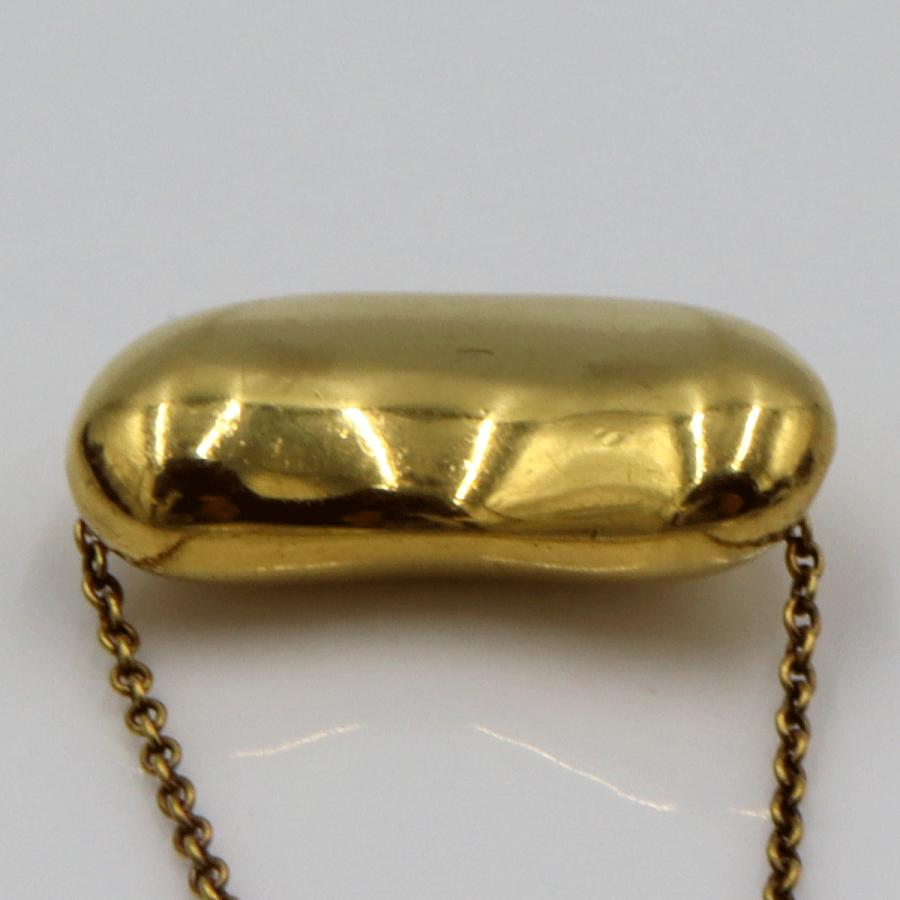 ティファニー(Tiffany & Co)750ビーンズネックレス　重量5.30ｇ　レディース（中古）