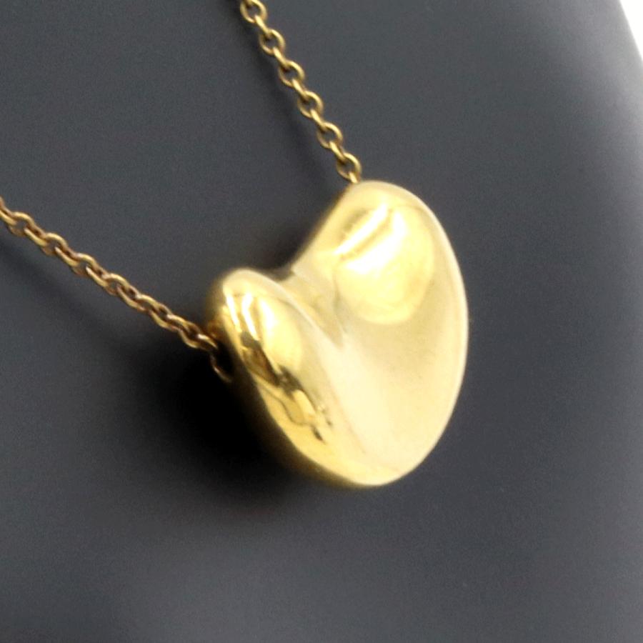 ティファニー(Tiffany & Co)750ビーンズネックレス　重量5.30ｇ　レディース（中古）