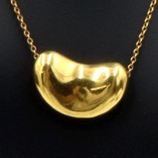 ティファニー(Tiffany & Co)750ビーンズネックレス　重量5.30ｇ　レディース（中古）