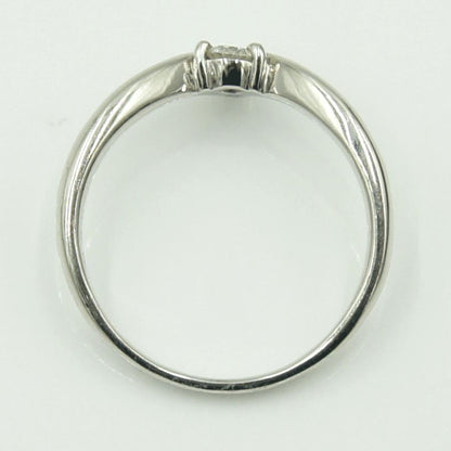 Pt900ダイヤモンドリング　D0.20ct　リングサイズ15号　重量4.25ｇ(石の重量含む)（中古）