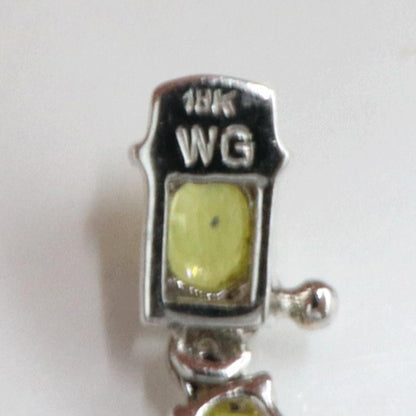 K18WGサファイアネックレス＆ブレスレット　S15.60ct　D0.73ct　ネックレス長さ44cm ブレスレット長さ17cm 重量ネック17.38g・ブレス8.16ｇ(石の重量含む)　レディース(中古)