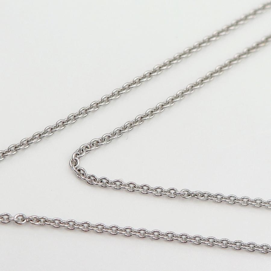 ミキモト(MIKIMOTO)750黒蝶真珠エッグ　ネックレス　ネック長：約58cm　重量21.08ｇ(石の重量含む)　レディース（中古）