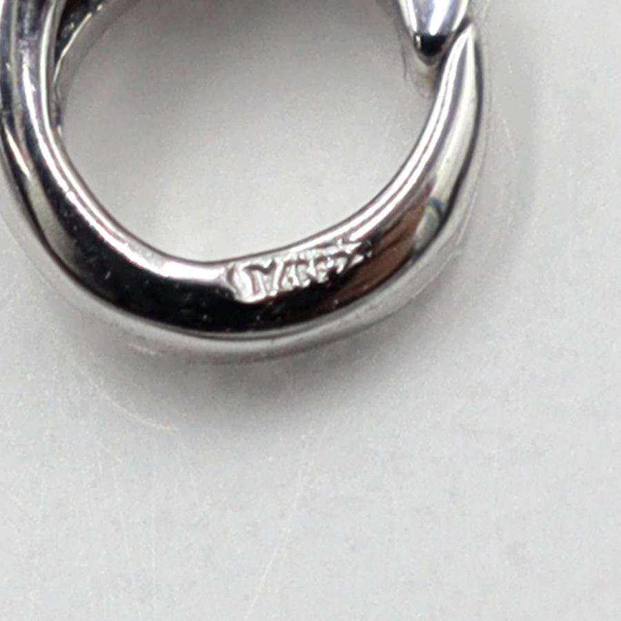 ミキモト(MIKIMOTO)750黒蝶真珠エッグ　ネックレス　ネック長：約58cm　重量21.08ｇ(石の重量含む)　レディース（中古）