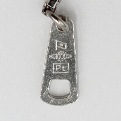 Pt900/Pt1000トルマリンネックレス　D0.20ct　ネックレス長さ40cm　重量12.97ｇ(石の重量含む) 　レディース(中古)