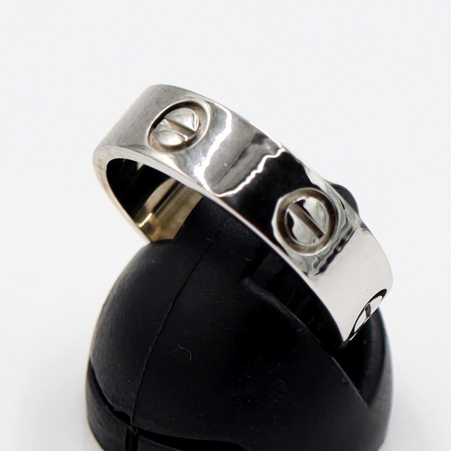 カルティエ(CARTIER)750WGラブリング　リングサイズ56(16号)　重量6.39ｇ　ホワイトゴールド　レディース（中古）