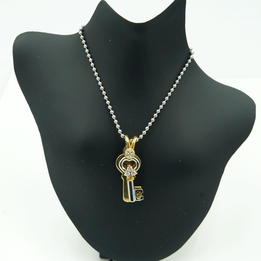 平和堂　750/Pt950ダイヤモンドペンダントトップ　D0.22ct　重量9.55ｇ(石の重量含む)　レディース（中古）