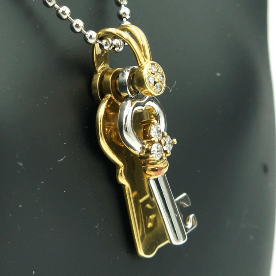 平和堂　750/Pt950ダイヤモンドペンダントトップ　D0.22ct　重量9.55ｇ(石の重量含む)　レディース（中古）