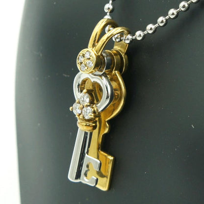 平和堂　750/Pt950ダイヤモンドペンダントトップ　D0.22ct　重量9.55ｇ(石の重量含む)　レディース（中古）