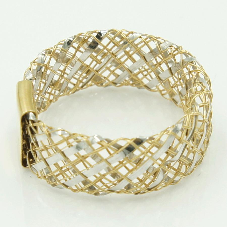 750ファッションリング　リングサイズ約18号〜21号　重量1.44ｇ　レディース（中古）