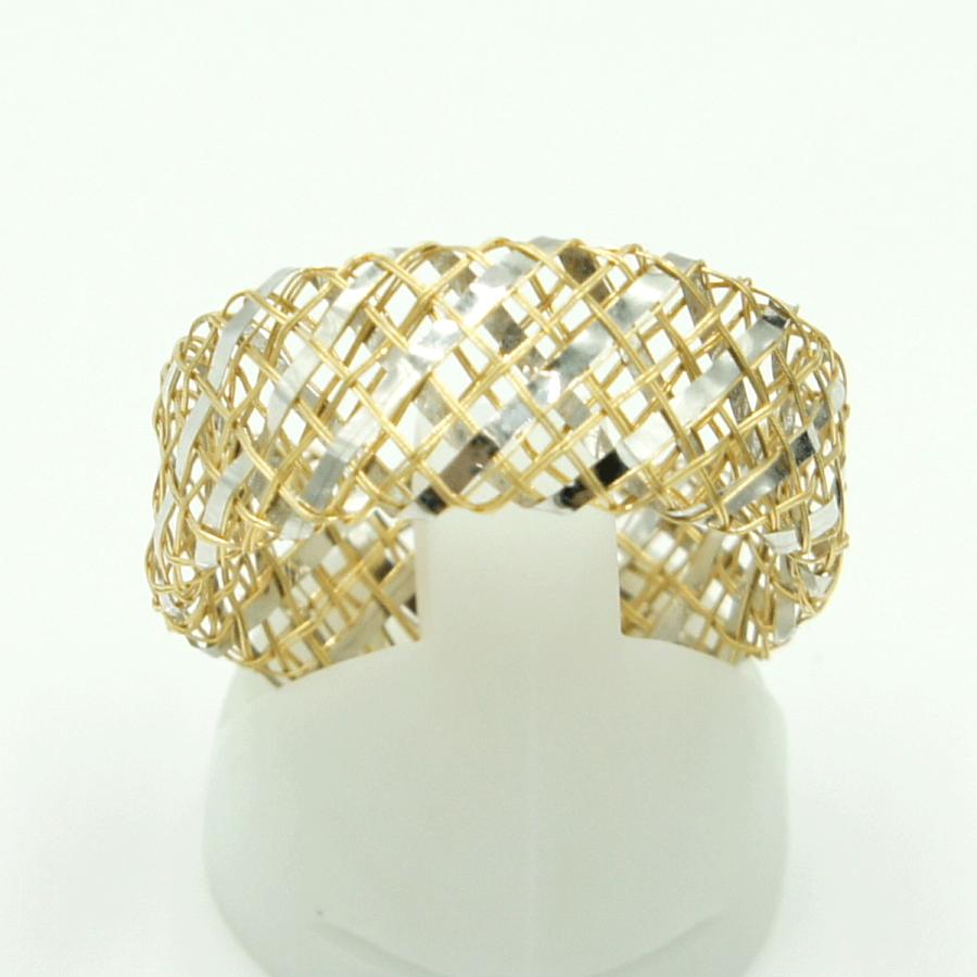 750ファッションリング　リングサイズ約18号〜21号　重量1.44ｇ　レディース（中古）