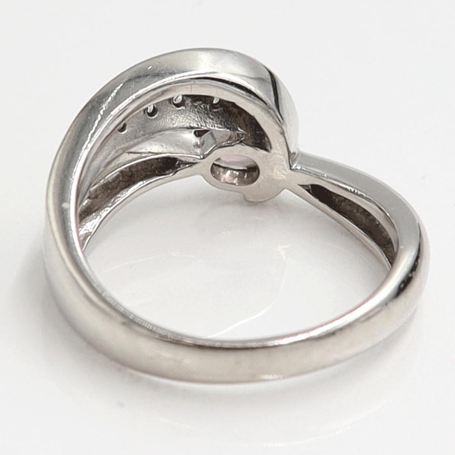 Pt900サファイアダイヤモンドリング　S0.327ct　D0.10ct　リングサイズ12号　重量7.03ｇ(石の重量含む)　レディース（中古）