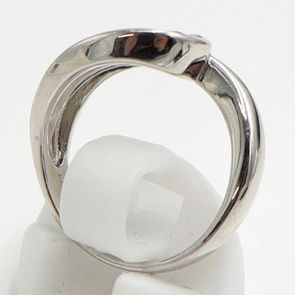 Pt900サファイアダイヤモンドリング　S0.327ct　D0.10ct　リングサイズ12号　重量7.03ｇ(石の重量含む)　レディース（中古）