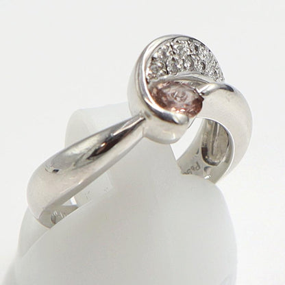 Pt900サファイアダイヤモンドリング　S0.327ct　D0.10ct　リングサイズ12号　重量7.03ｇ(石の重量含む)　レディース（中古）