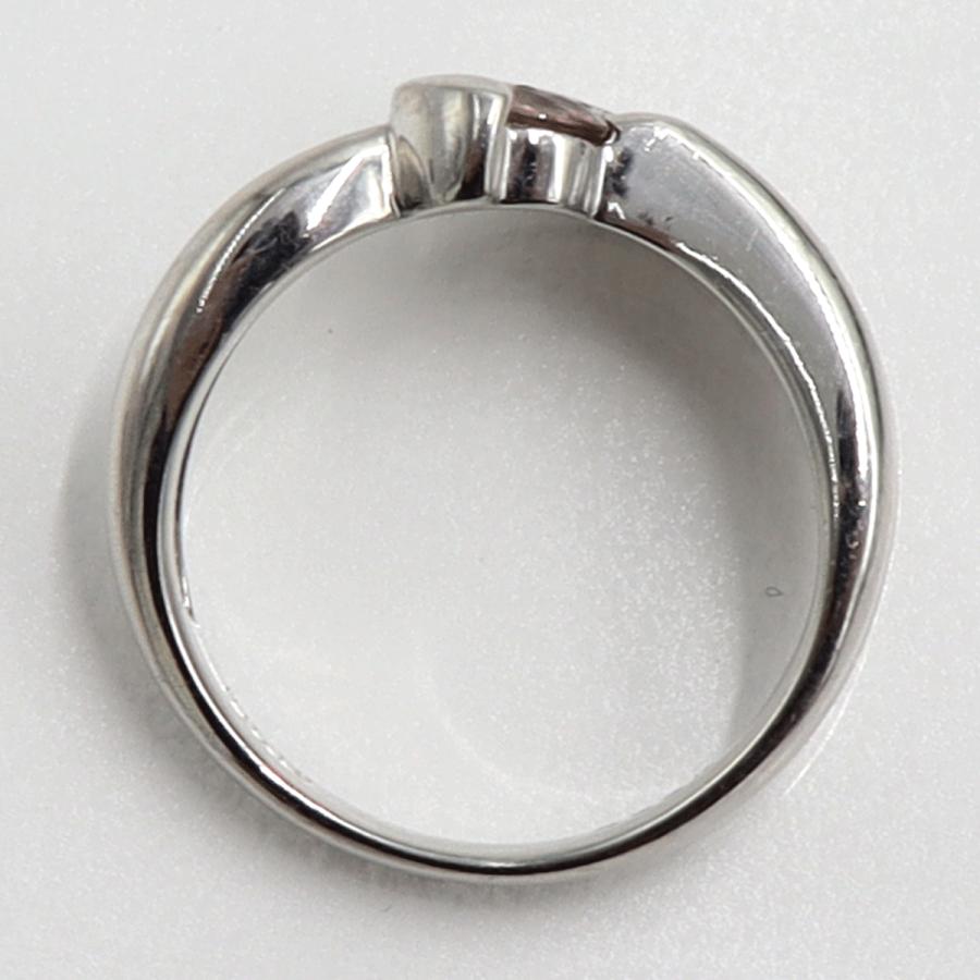 Pt900サファイアダイヤモンドリング　S0.327ct　D0.10ct　リングサイズ12号　重量7.03ｇ(石の重量含む)　レディース（中古）