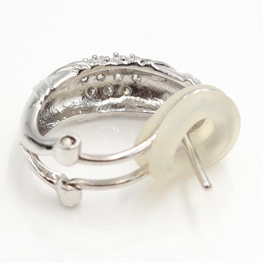 Pt900/K18ダイヤモンドピアス/イヤリング(樹脂型クリップ)　D0.12ct・0.12ct　重量6.56ｇ(両耳・石の重量含む)（中古）