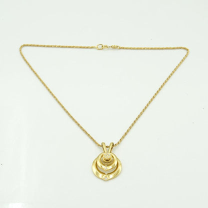 ウォルサム(WALTHAM)　750ダイヤモンドペンダントネックレス　重量12.55ｇ(石の重量含む)　ネックレス長さ 約39cm　レディース（中古）